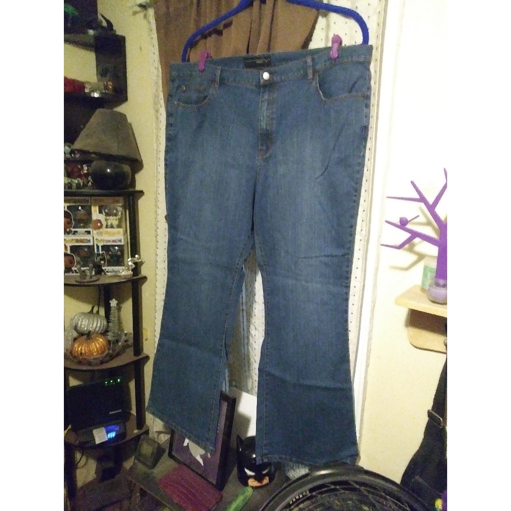 Lane Bryant Size 26 Blue Flare Jeans